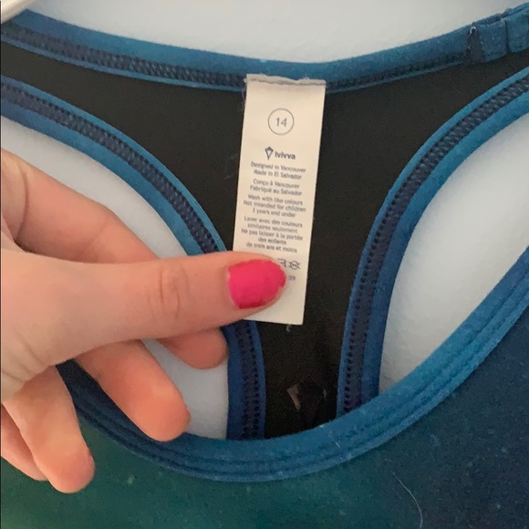 Ivivva/Lululemon Girls Northern Lights Tank Top - Picture 2 of 4